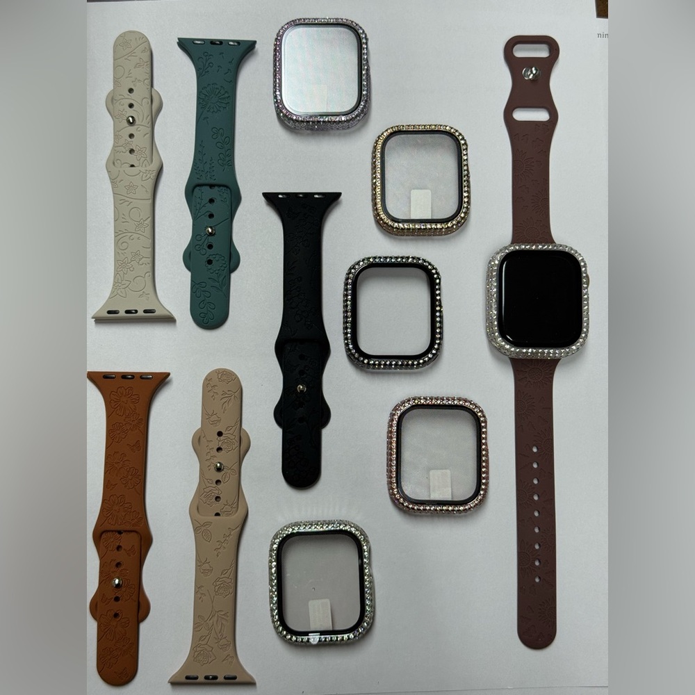 Apple Watch Series 10 42mm Rose Gold + Bands cases
